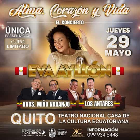 Eva Ayllón en Quito 2025