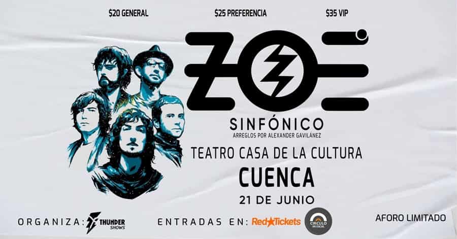 Zoe Sinfónico en Cuenca 2025
