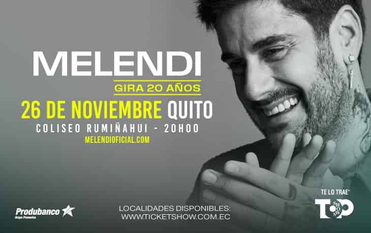 Melendi en Quito 2025