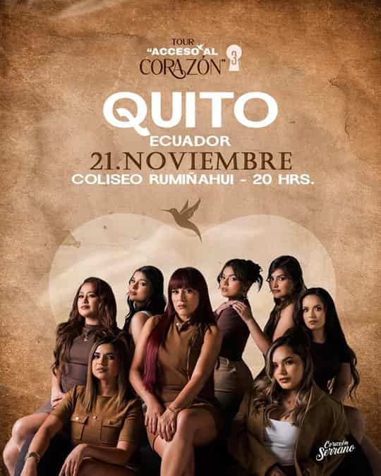 Acceso al Corazón 3: una experiencia musical que trasciende fronteras con Corazón Serrano