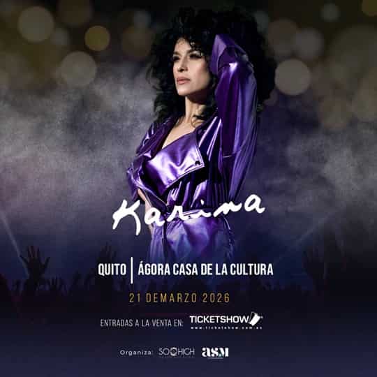 Karina regresa a Ecuador 2026: una cita imperdible con el corazón
