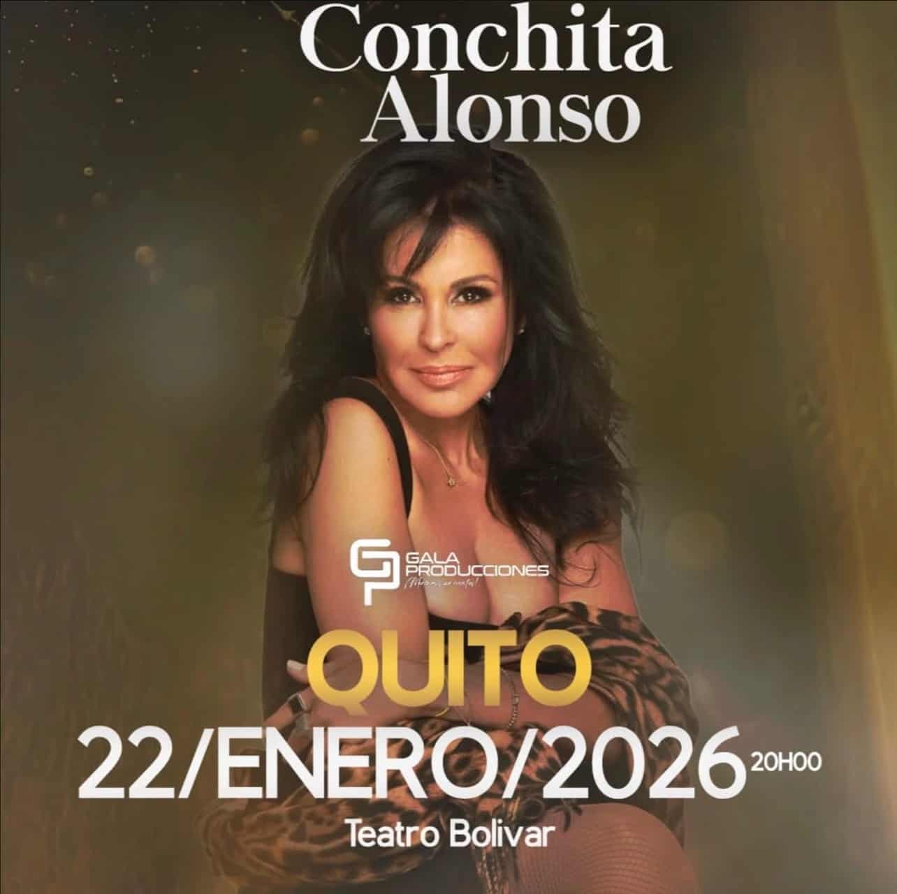 María Conchita en Quito 2026