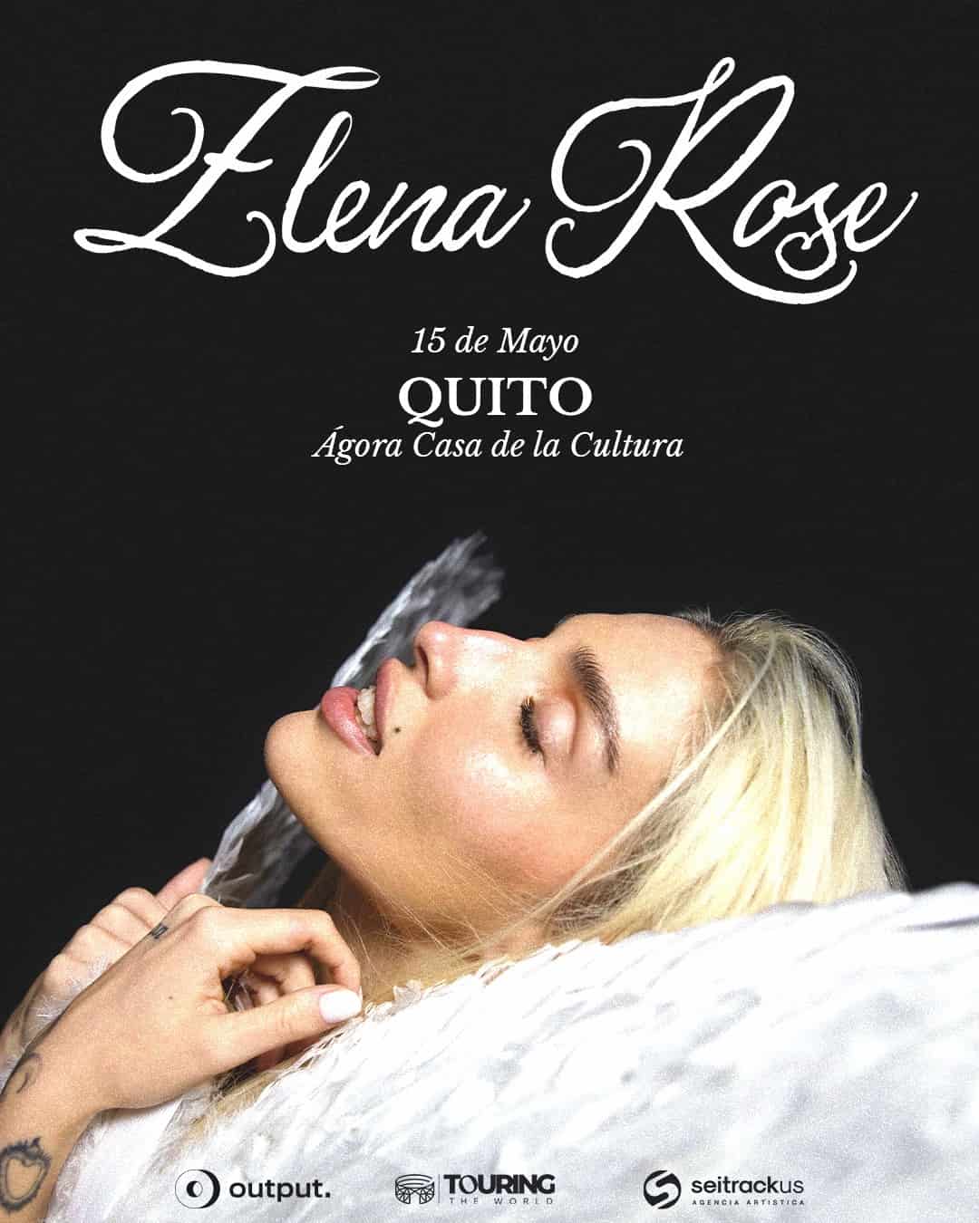 Elena Rose anuncia concierto en Ecuador para 2026