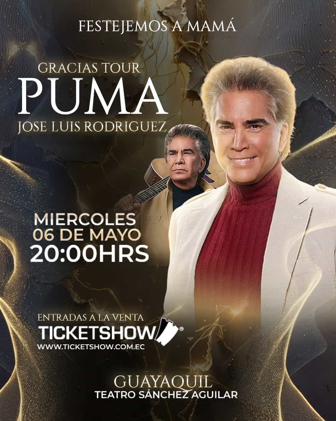 José Luis Rodríguez en vivo: una noche de clásicos y emoción en el Teatro Sánchez Aguilar