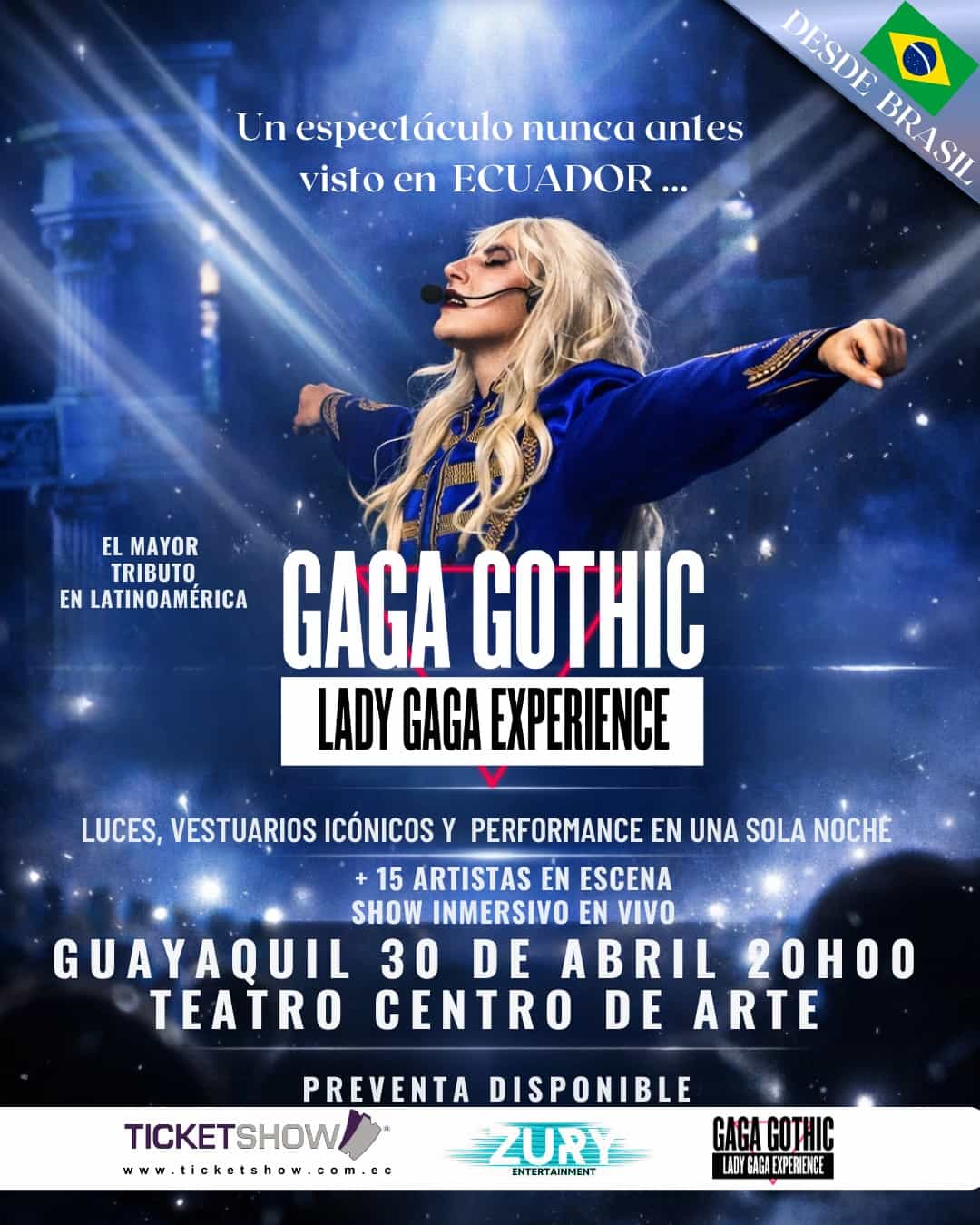 Lady Gaga Experience llega a Ecuador con “Gaga Gothic”, el mayor tributo a Lady Gaga en Latinoamérica