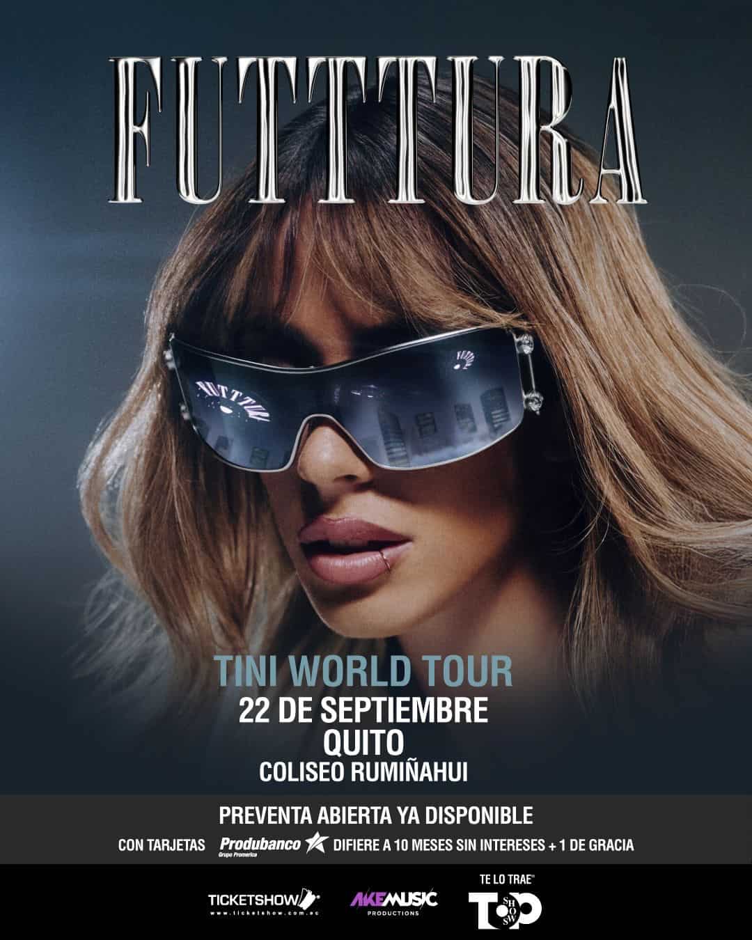 TINI en Quito 2026: la cuenta regresiva para una noche histórica con el “FUTTTURA World Tour”